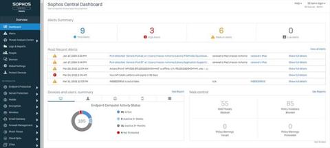 برنامج المكافحة sophos x